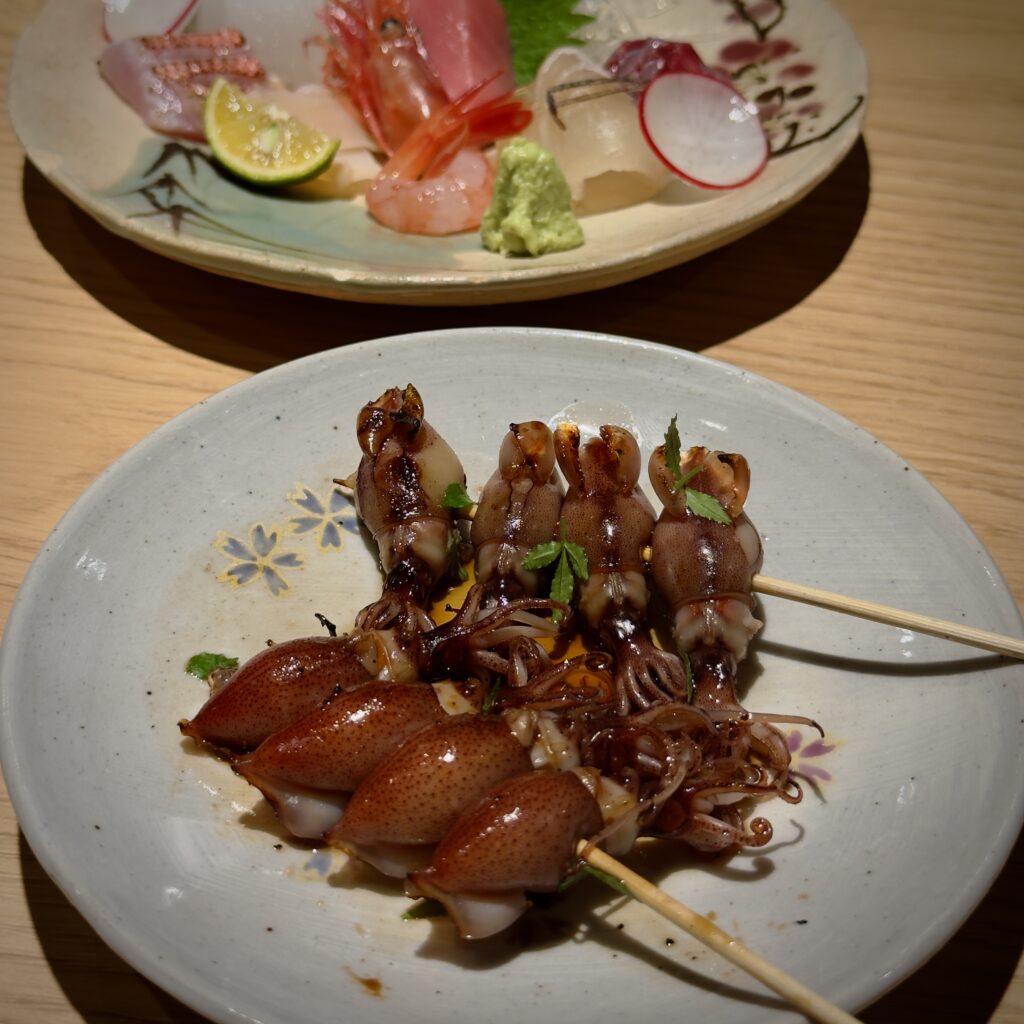 Seasonal small plates and local Ishikawa sake at Fuwari izakaya near Omicho Market, Kanazawa