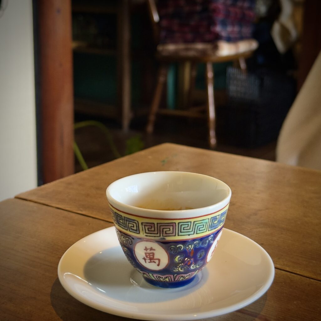 Single-origin coffee and breakfast at Isotope café in Kanazawa, Japan