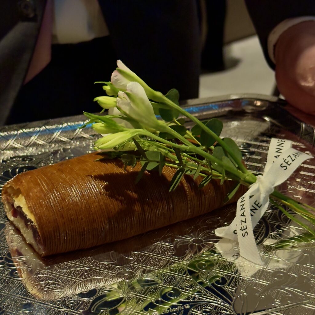The dining room at Sézanne, the three-Michelin-starred French restaurant at Four Seasons Hotel Tokyo at Marunouchi