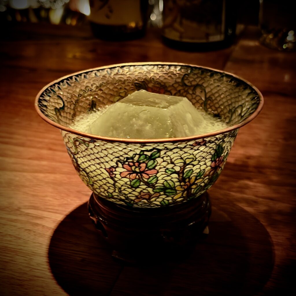 Handcrafted botanical cocktail at Bar Benfiddich, a World's 50 Best Bar in Shinjuku, Tokyo