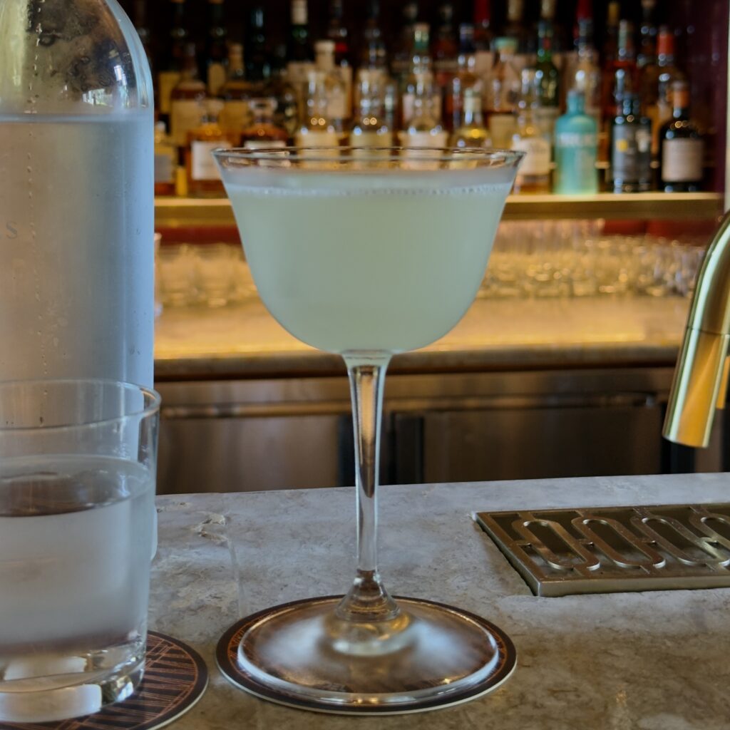 Three-storey Art Deco gin tower at Atlas bar inside Parkview Square, Singapore